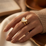 Bague Motif Cœur en Or — Doumira