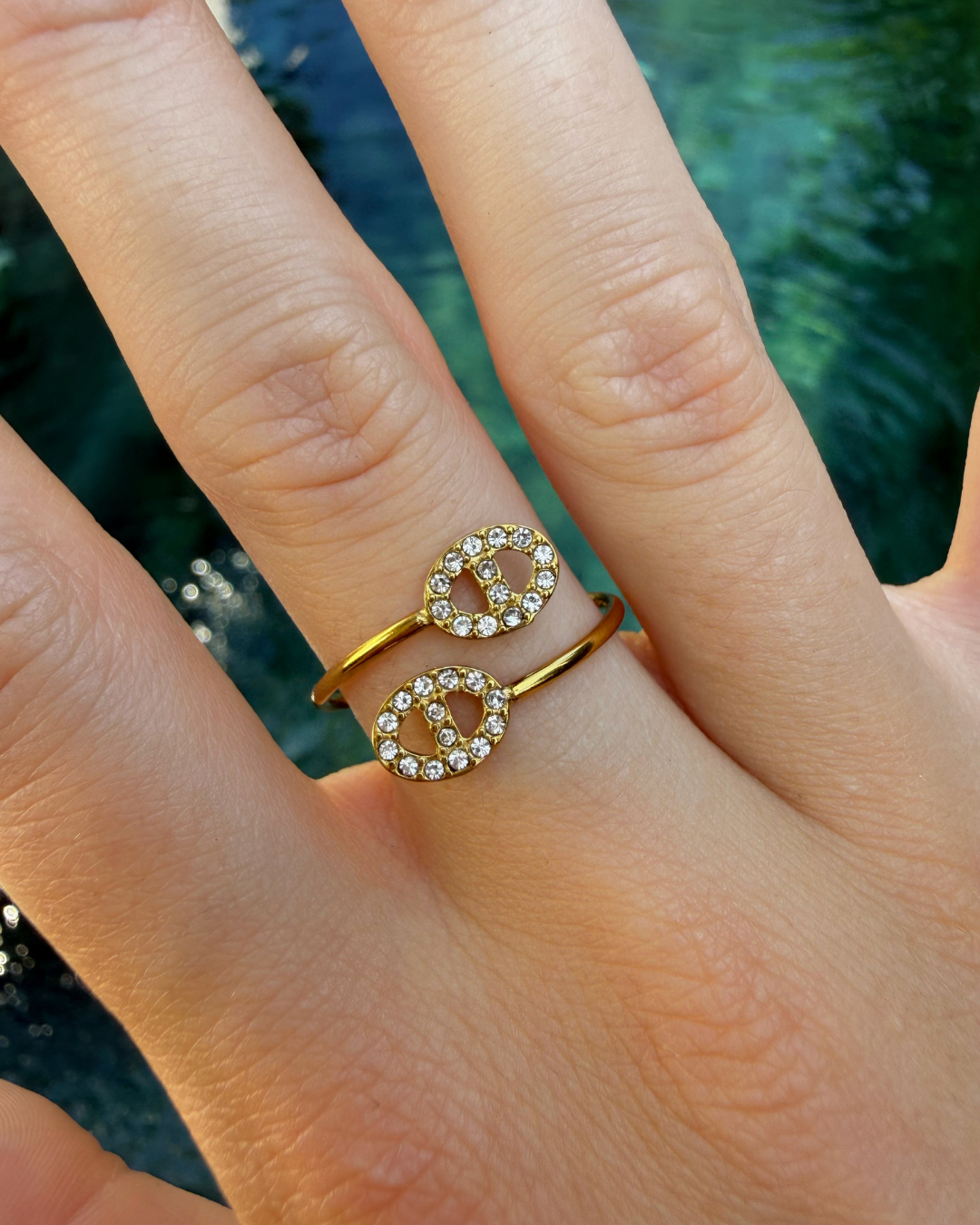 BAGUE DOUBLE ATHENA