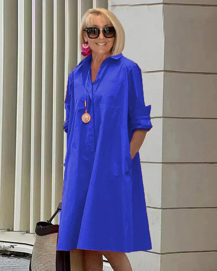 Béryl - Robe Chemise Chic Et Élégante Avec Une Coupe Sophistiquée
