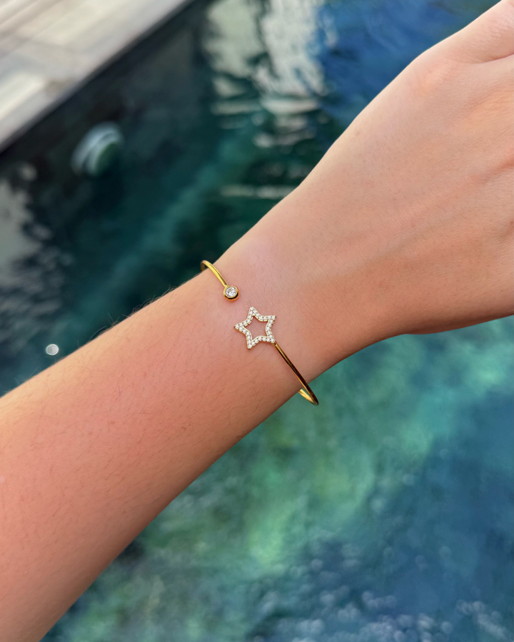 BRACELET JONC ÉTOILE