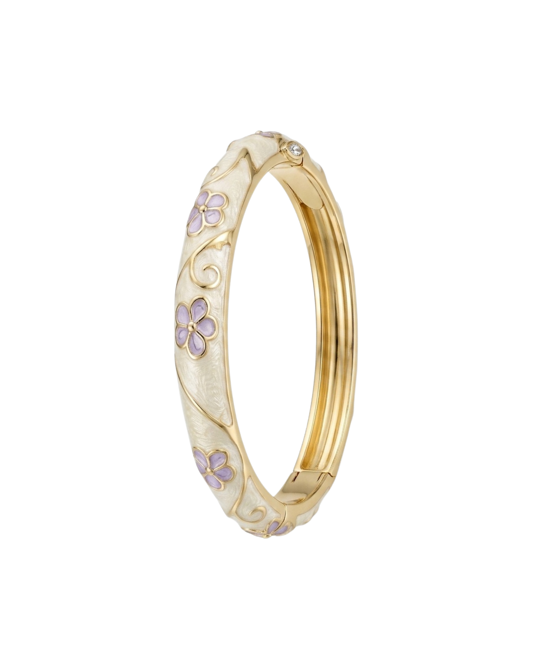 BRACELET JONC FLORAL