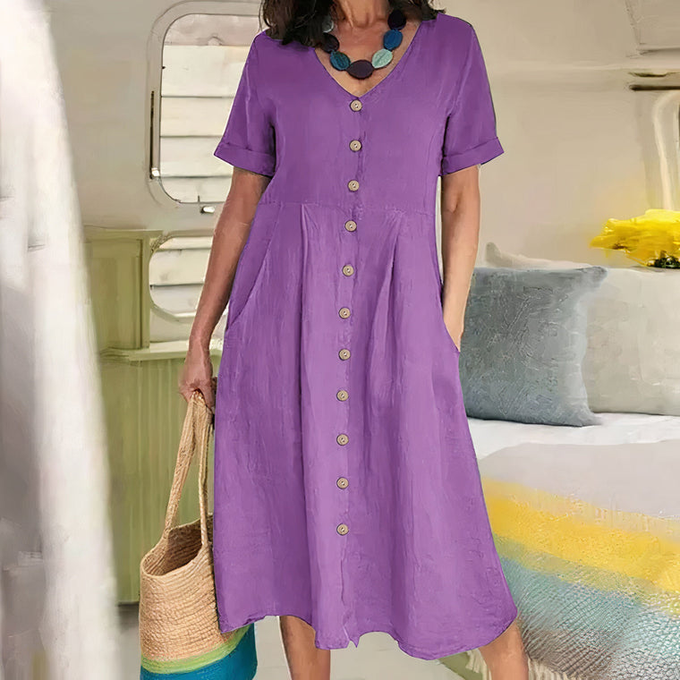 Louise - Robe d'Été Fluide Légère