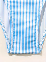 Léa - Maillot De Bain Rayé Élégant Et Moderne