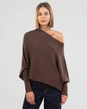 Juliette - Pull Oversize Col Convertible Polyvalent Femme
