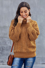 Juliette - Pull Oversize Maille Torsadée Tendance Femme