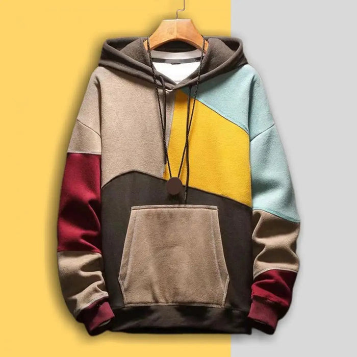 Gabriel - Pull Capuche Décontracté Casual Confort Homme