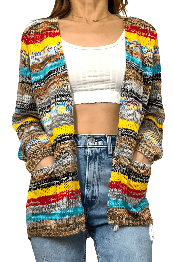 Madeleine - Cardigan Stylée Décontractée Femme