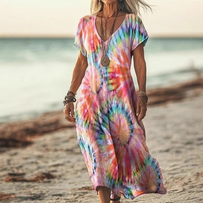 Martine - Belle Robe Longue Bohème Légère