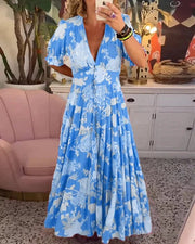 Muriel - Robe Maxi Femme Fleurie