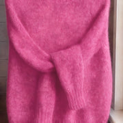 Nathalie - Pull Féminin Mohair Col Rond