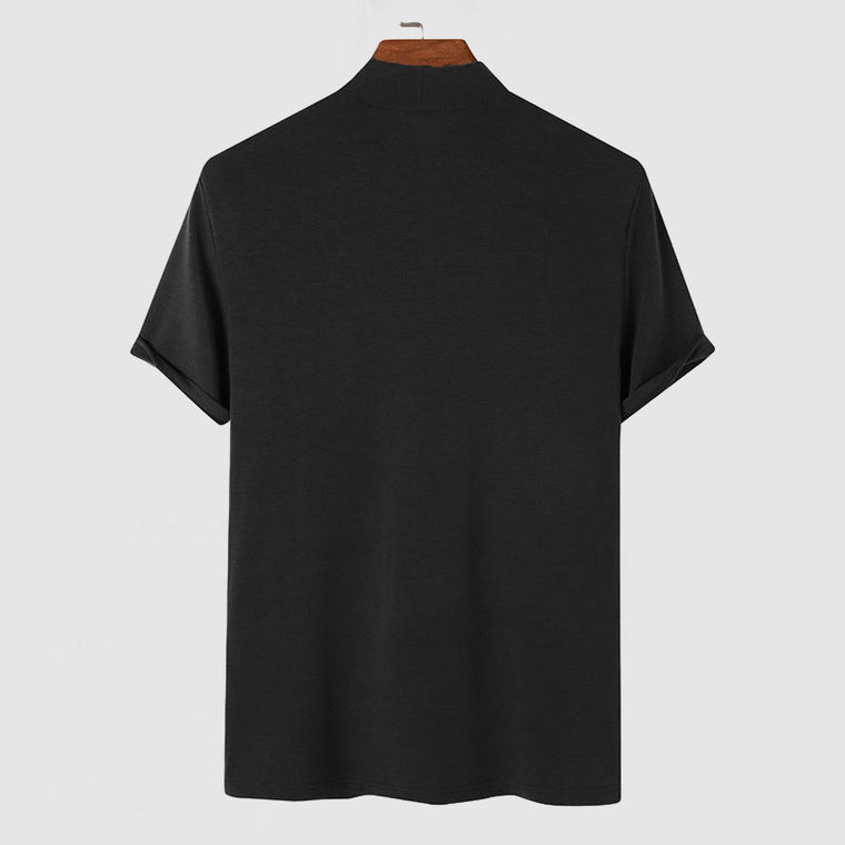 Carlos - T-Shirt Col Roulé Casual Homme
