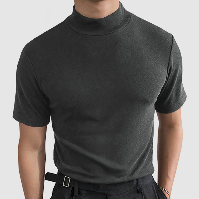 Carlos - T-Shirt Col Roulé Casual Homme