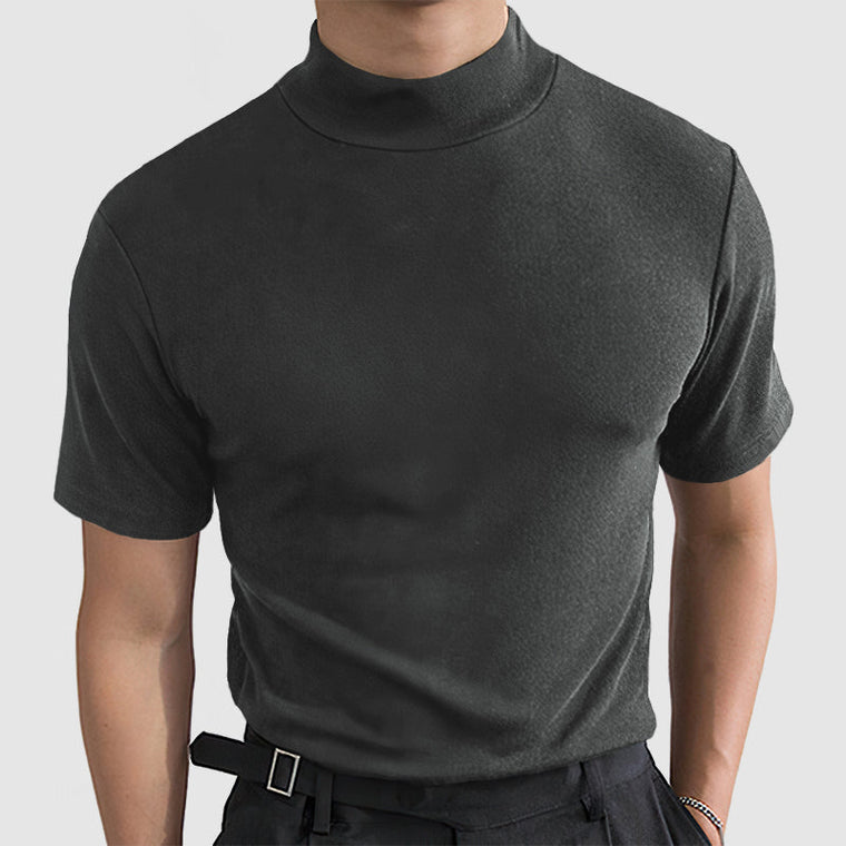 Carlos - T-Shirt Col Roulé Casual Homme