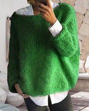 Manon - Pull Flatteur Grosse Maille Épaules Dénudées