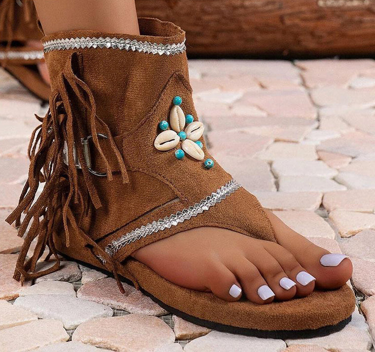 Sandales Bohèmes pour Femme | Look Tendance Été