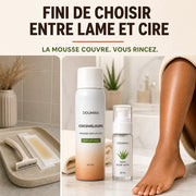 Alternative sans lame et sans cire avec la mousse dépilatoire CocoVelours