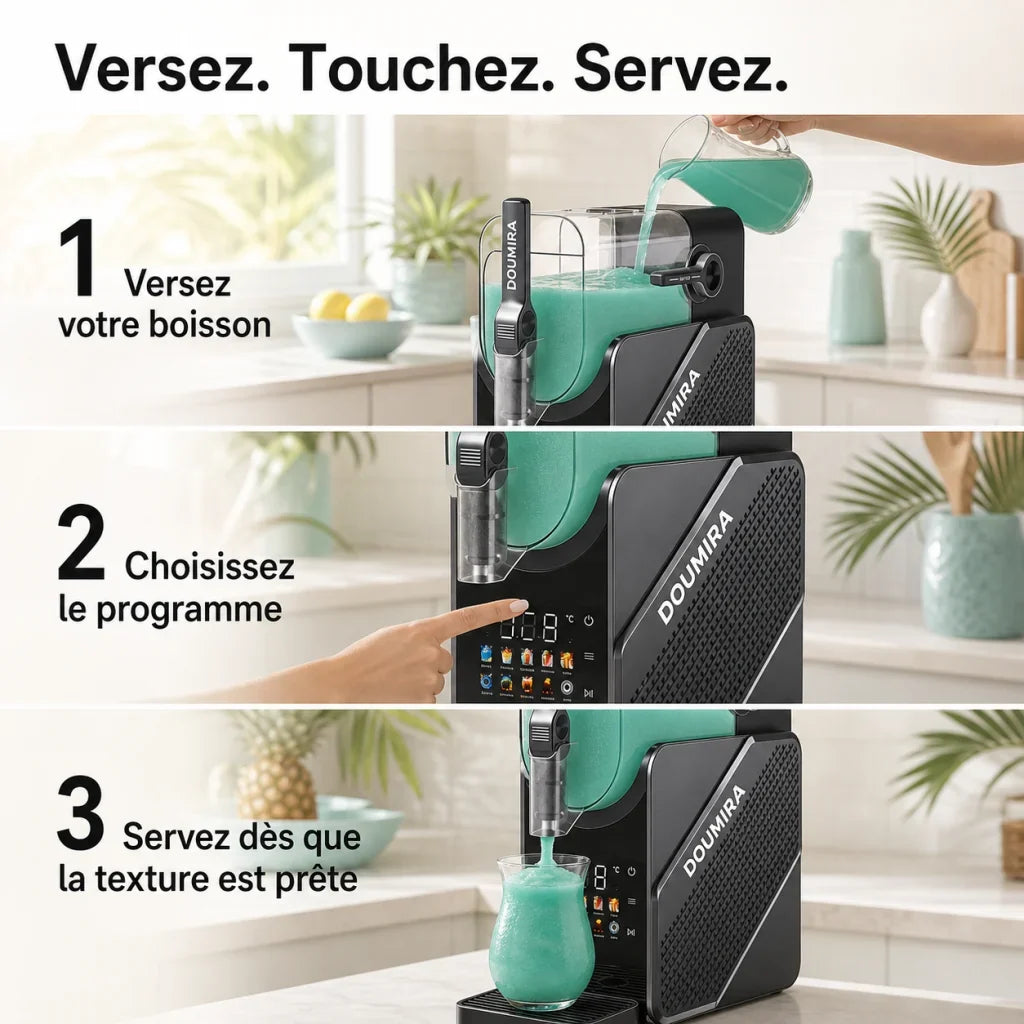 Lumi FrostMix™ – Machine à granités sans glaçons