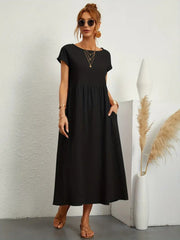 Cléophée - Robe Élégante Avec Poches Pratiques Et Coupe Fluide