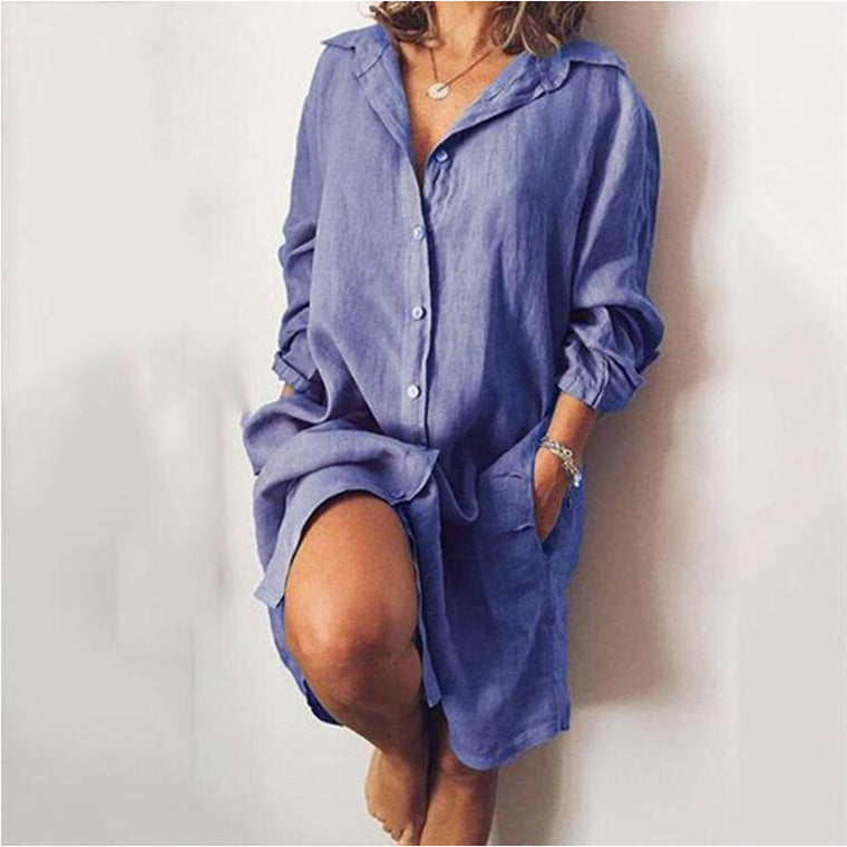 Olympe - Chemise Estivale En Lin Avec Coupe Fluide