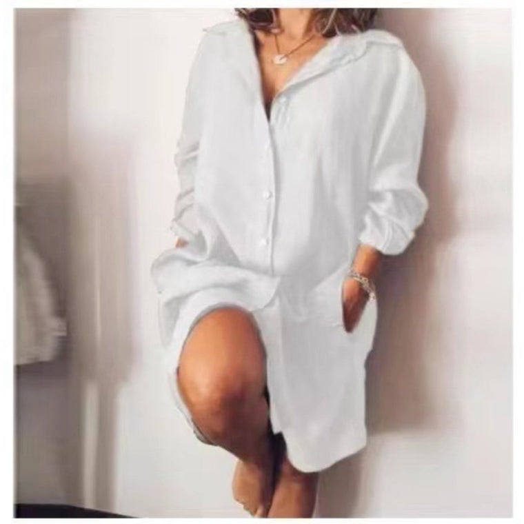 Olympe - Chemise Estivale En Lin Avec Coupe Fluide