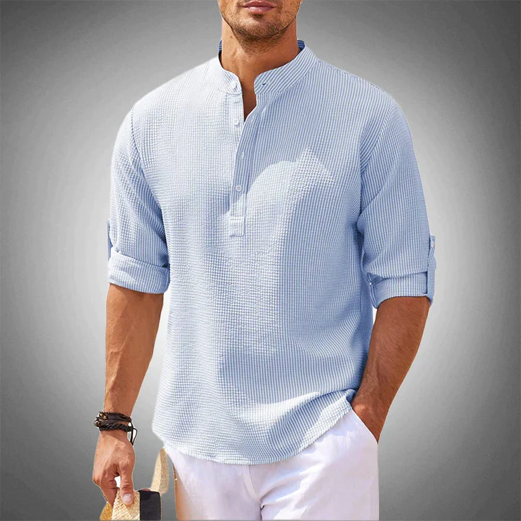 Lucas - Belle Chemise D'été En Lin Homme
