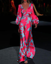 Anaïs - Robe Élégante Avec Col En V Et Coupe Fluide