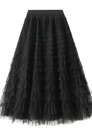 Rosa - Jupe Longue En Tulle - Élégante Et Féminine - Femme