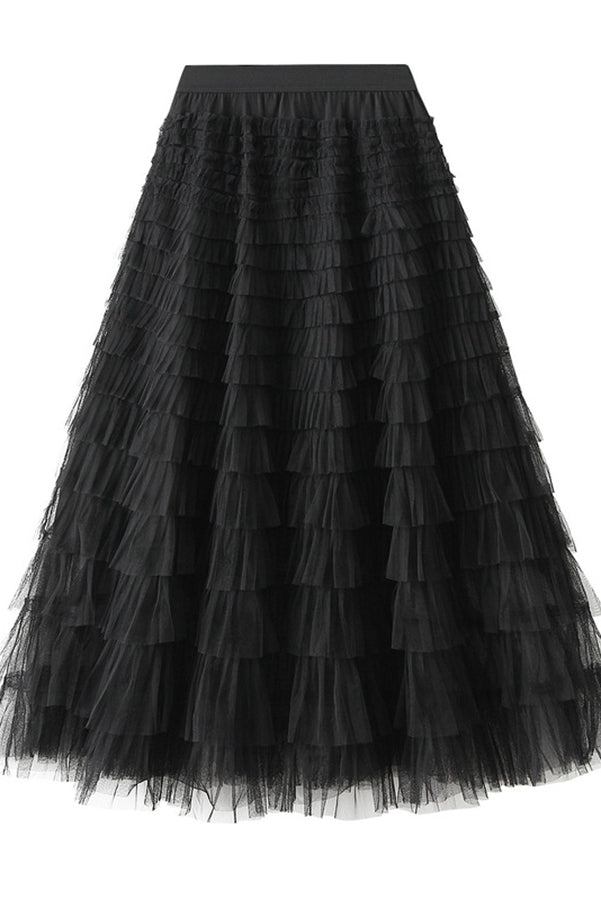 Rosa - Jupe Longue En Tulle - Élégante Et Féminine - Femme