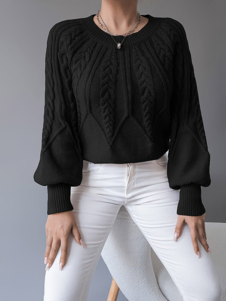 Chloé - Pull Flatteur Torsadé Col Rond