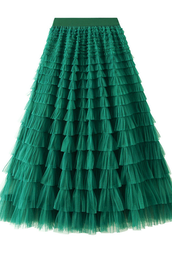 Rosa - Jupe Longue En Tulle - Élégante Et Féminine - Femme