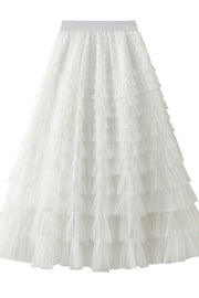 Rosa - Jupe Longue En Tulle - Élégante Et Féminine - Femme