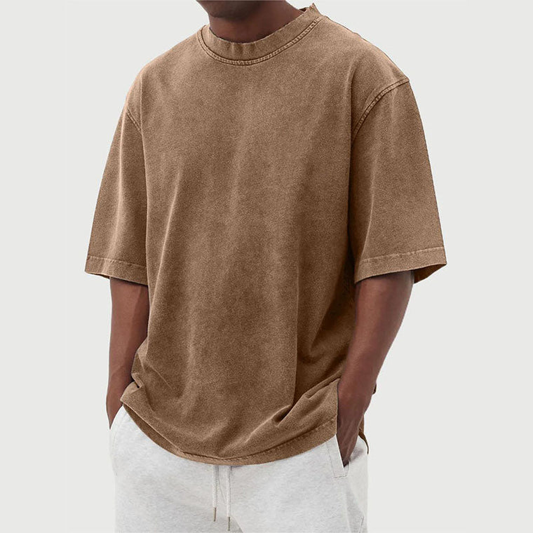 Alexandre - T-Shirt Vintage Délavé Oversize Homme