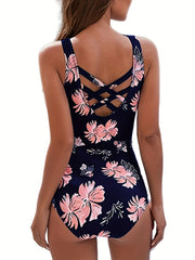 Camille - Maillot De Bain À Motif Floral Élégant Et Féminin