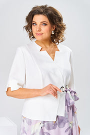 Florence - Robe Mi-Longue Femme Élégante Fleurie