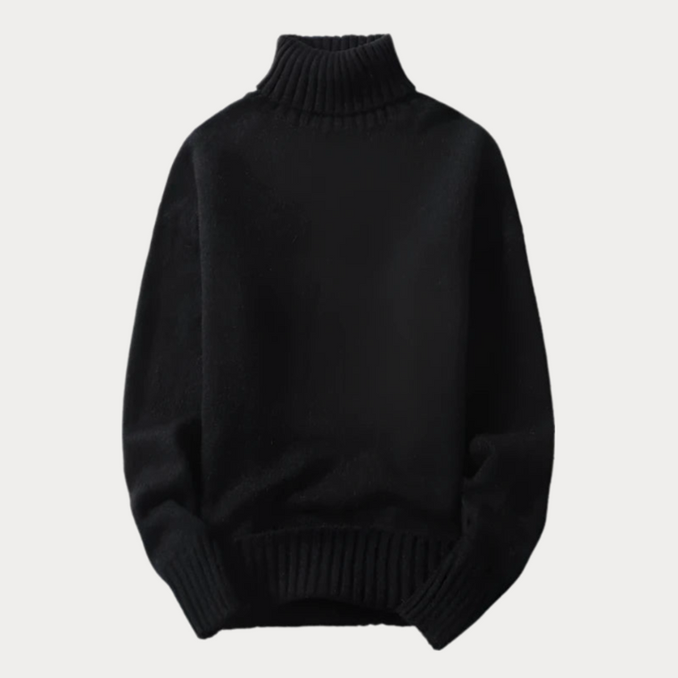Adrien - Pull Col Roulé Élégant Chic Intemporel Homme