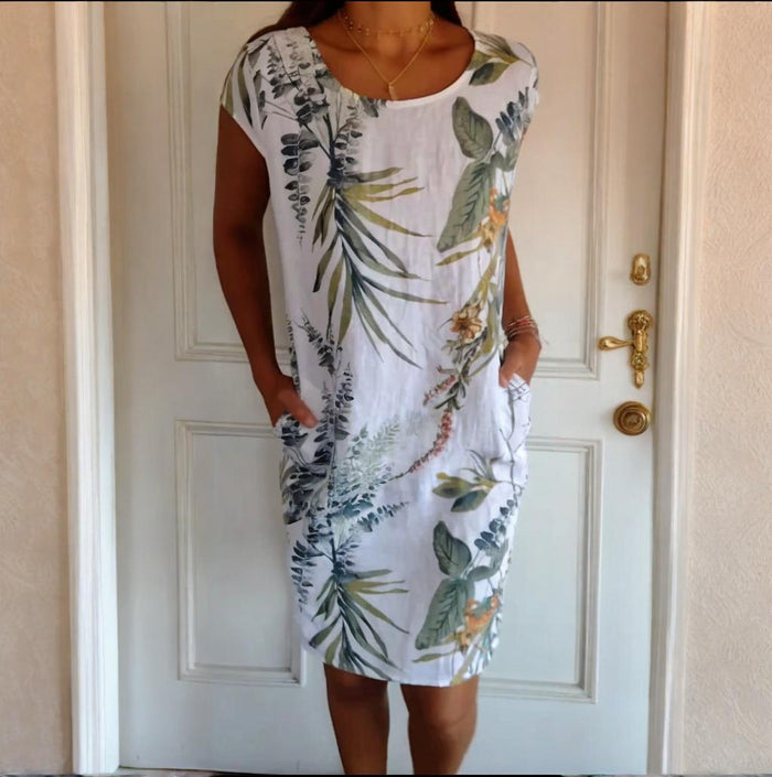 Robe D'Été Femme Imprimée Fluide - Julie