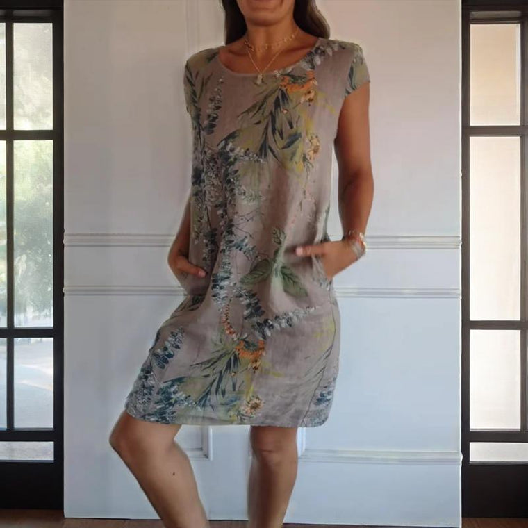 Robe D'Été Femme Imprimée Fluide - Julie