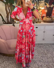 Muriel - Robe Maxi Femme Fleurie