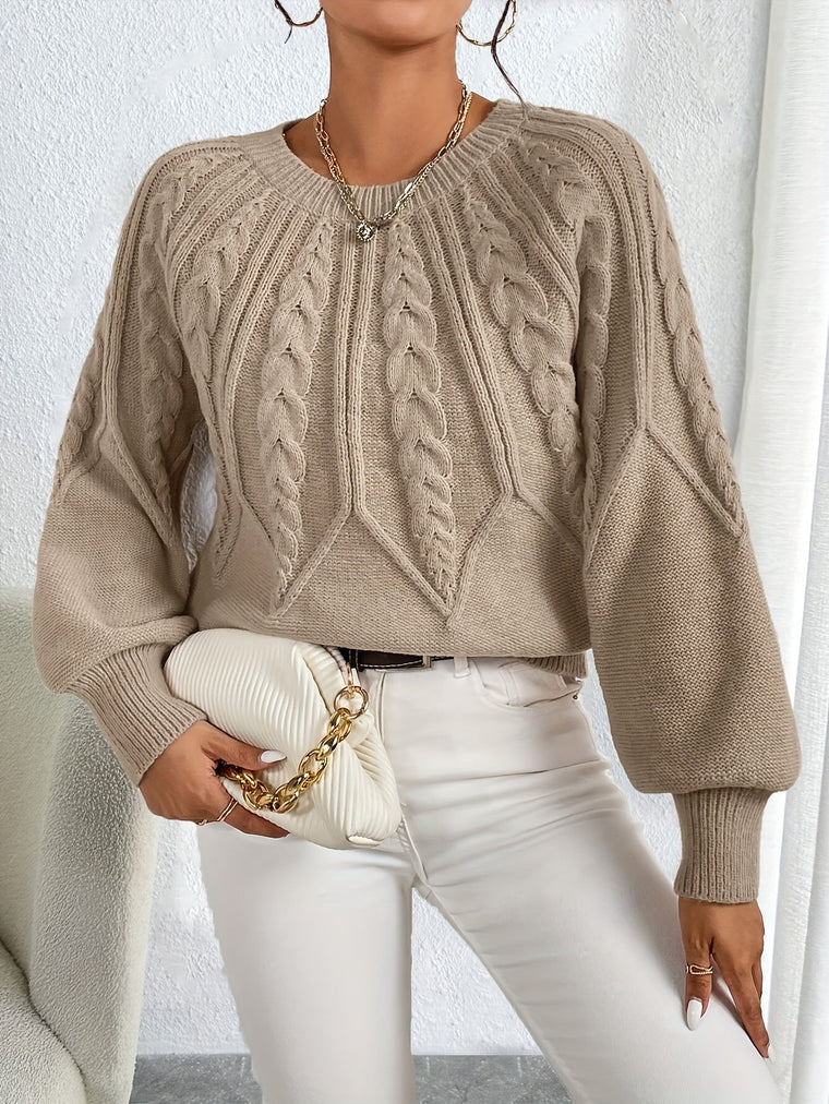 Chloé - Pull Flatteur Torsadé Col Rond
