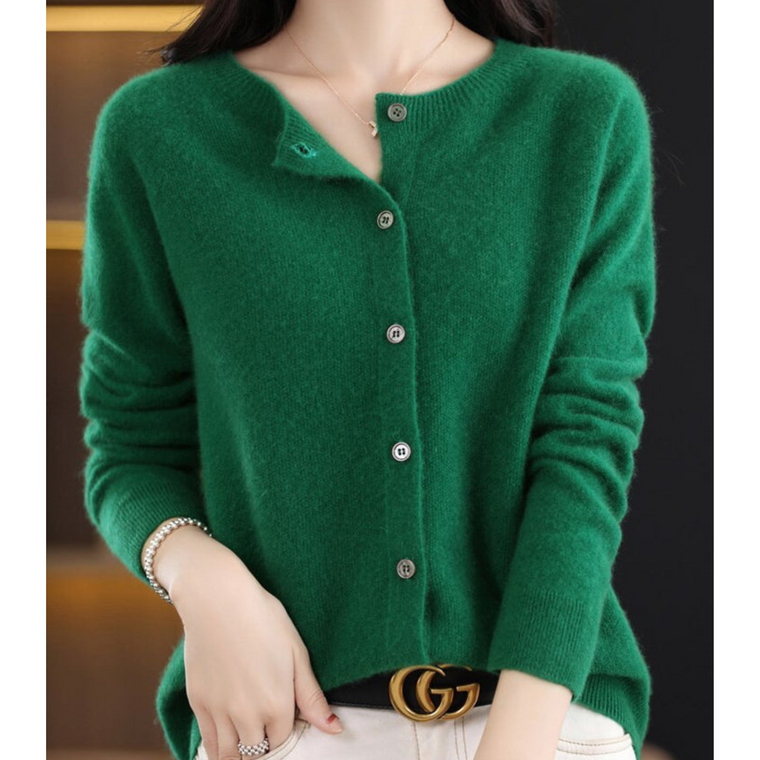 Adèle - Cardigan Élégant Maille Boutonné