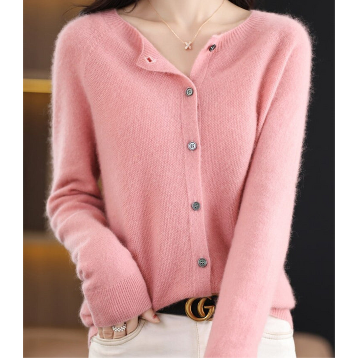 Adèle - Cardigan Élégant Maille Boutonné