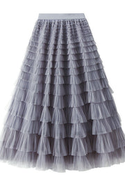 Rosa - Jupe Longue En Tulle - Élégante Et Féminine - Femme