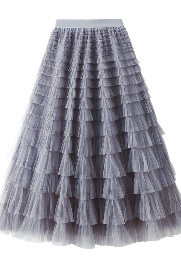 Rosa - Jupe Longue En Tulle - Élégante Et Féminine - Femme