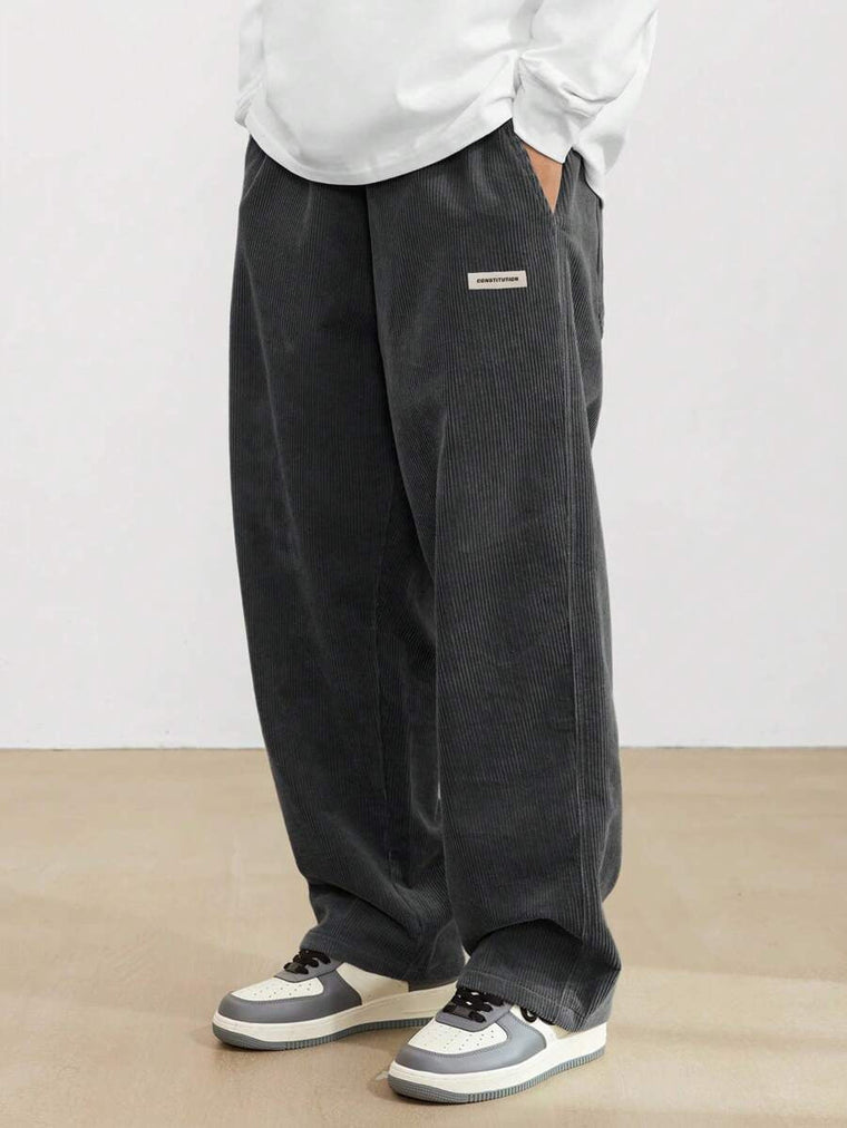 Drew - Pantalon Velours Côtelé Confortable Homme