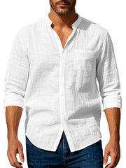 Antonio - Chemise Lin Casual Homme