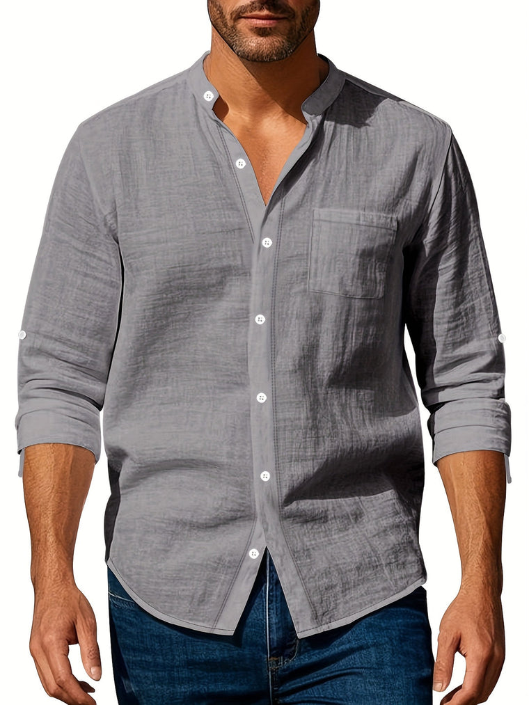 Antonio - Chemise Lin Casual Homme