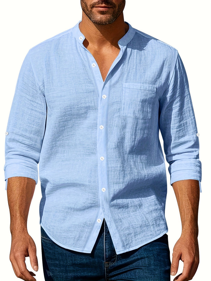 Antonio - Chemise Lin Casual Homme