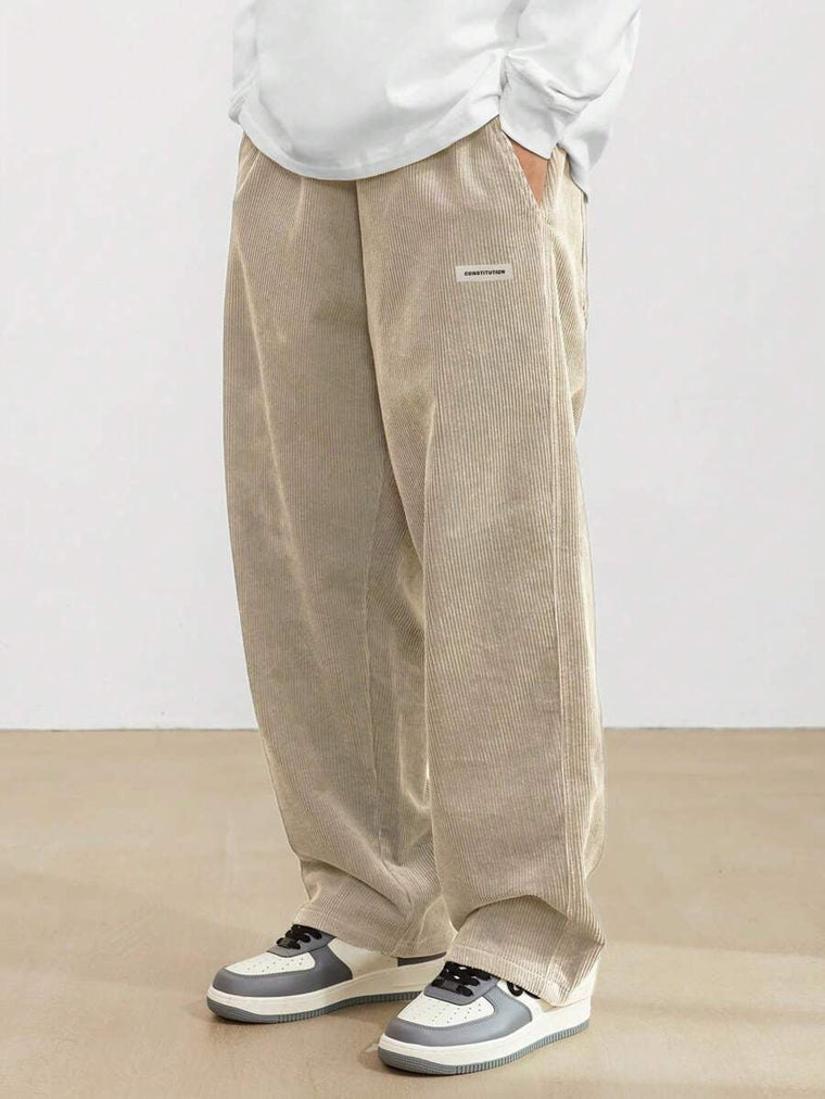 Drew - Pantalon Velours Côtelé Confortable Homme