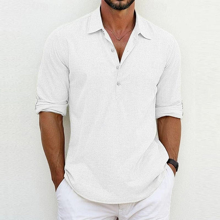 Cristian - Polo Lin Casual Homme