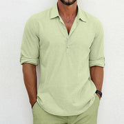 Cristian - Polo Lin Casual Homme